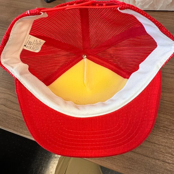 Vintage NWOT OLD DUTCH Chips Canada Mesh Snapback Trucker Foam Hat Cap - Picture 4 of 4